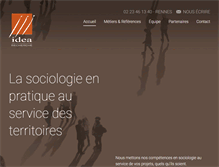 Tablet Screenshot of idea-recherche.com